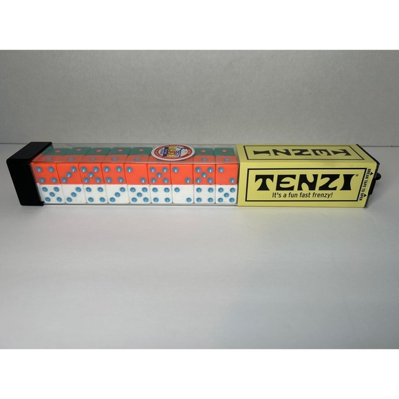 Carma Games Tenzi Dice Game 40 Multi Color Dice 2-4 Players BRAND NEW - Picture 2 of 4